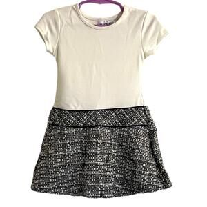 3/$15 Girls Baby Blueber Gray Crew Neck Fall Dress 24 Months